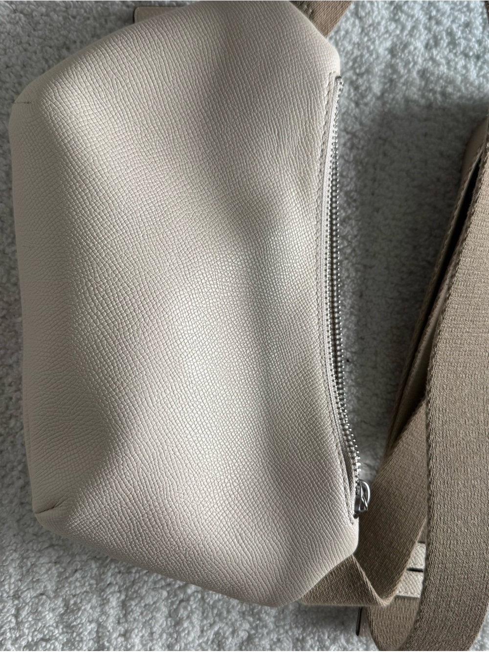 Coach Cream Leather Crossbody Belt Bag - Picture 7 of 7